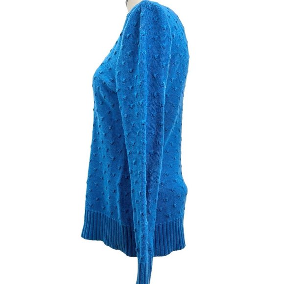 Studio Works Sweater Women's Small Blue Long Sleeves - Picture 3 of 8